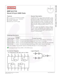 MM74HCT08N Datasheet Pagina 2