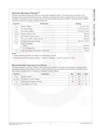 MM74HCT08N Datasheet Pagina 3