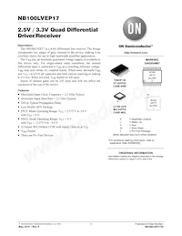 NB100LVEP17DTG Datasheet Copertura