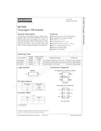 NC7S04M5 Datasheet Pagina 2