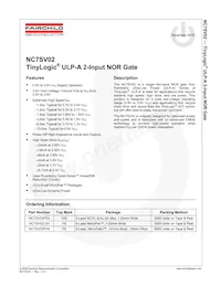 NC7SV02FHX Datasheet Pagina 2