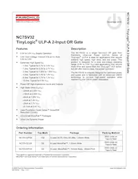 NC7SV32FHX Datasheet Pagina 2