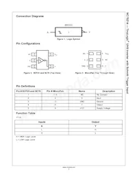 NC7SZ14P5X_F065 Datasheet Pagina 2