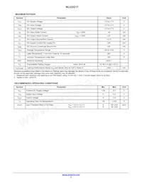 NLU2G17CMX1TCG Datasheet Pagina 2