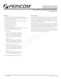 PI74FCT2541ATSEX Datasheet Cover