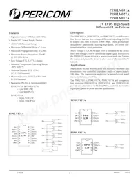 PI90LV031ALEX Datasheet Cover