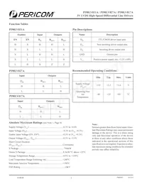 PI90LV031ALEX Datasheet Pagina 2