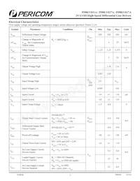 PI90LV031ALEX Datasheet Page 3