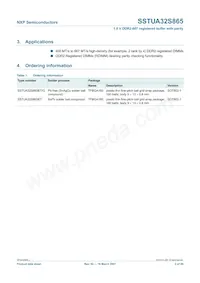 SSTUA32S865ET Datasheet Pagina 2