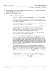 SSTUA32S865ET Datasheet Pagina 9