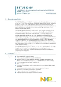 SSTUB32865ET/G Datasheet Copertura