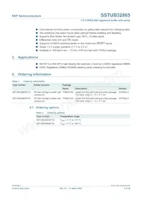 SSTUB32865ET/G Datasheet Pagina 2