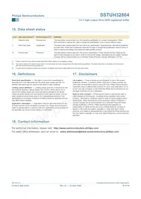 SSTUH32864EC Datasheet Pagina 19