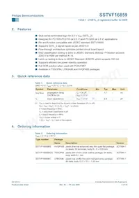 SSTVN16859BS Datasheet Pagina 2