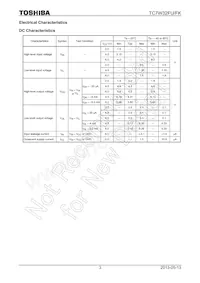 TC7W32FUTE12LF Datasheet Pagina 3