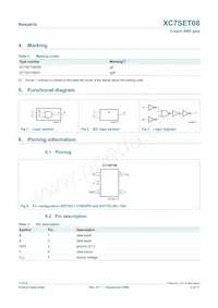 XC7SET08GV Datasheet Page 2