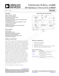 AD5063BRMZ-1-REEL7數據表 封面