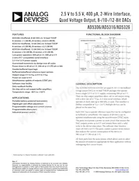 AD5306BRU-REEL7 Datasheet Copertura