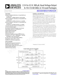 AD5314BRM-REEL7 Datasheet Cover