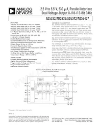 AD5332BRUZ-REEL7 Datenblatt Cover