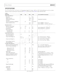 AD5425YRM-REEL7 Datasheet Pagina 3