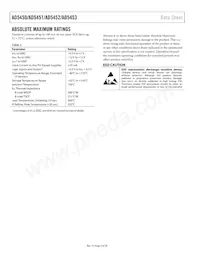 AD5453YRM-REEL7 Datasheet Pagina 6