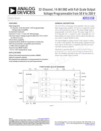 AD5535BKBC Datasheet Copertura