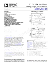 AD5542ABCPZ-REEL7 Datenblatt Cover