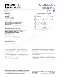 AD5543SRMZ-EP Datasheet Copertura