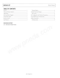 AD5543SRMZ-EP Datasheet Pagina 2