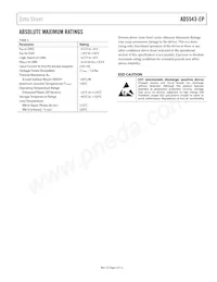 AD5543SRMZ-EP Datasheet Pagina 5