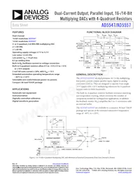 AD5547BRU-REEL7數據表 封面