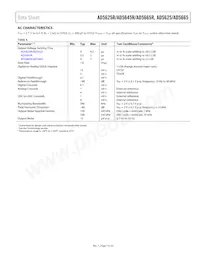AD5625BCPZ-R2 Datasheet Page 7