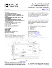 AD5755-1ACPZ-REEL7 Datasheet Copertura