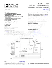 AD5757ACPZ-REEL7 Datenblatt Cover