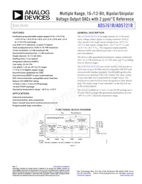 AD5761RARUZ-RL7數據表 封面