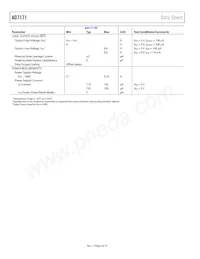 AD7171BCPZ-REEL7數據表 頁面 4