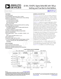 AD7177-2BRUZ-RL7 Datasheet Copertura