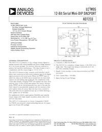 AD7233BNZ Datenblatt Cover