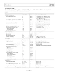 AD7265BCPZ-REEL Datenblatt Seite 3