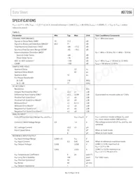 AD7356YRUZ-500RL7 Datasheet Pagina 3