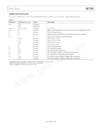 AD7356YRUZ-500RL7 Datasheet Pagina 5