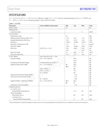 AD7381BCPZ Datasheet Pagina 3