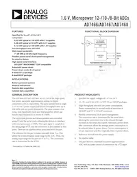 AD7467BRTZ-REEL Datasheet Copertura