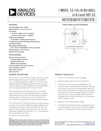 AD7477SRTZ-REEL Datasheet Cover