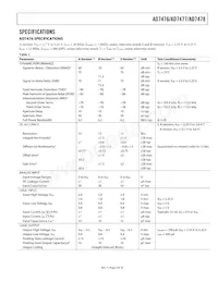 AD7477SRTZ-REEL Datasheet Page 3