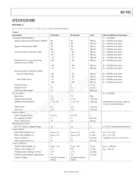 AD7492ARZ-REEL7 Datasheet Page 3