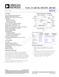 AD7674ACPZRL Datenblatt Cover