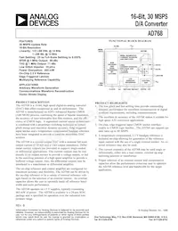 AD768AR Datasheet Copertura