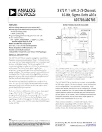 AD7706BRU-REEL7 Datenblatt Cover